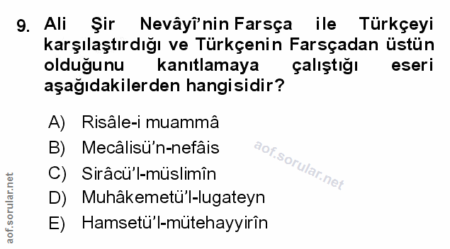 Soru 9