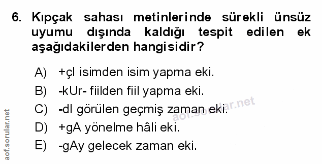 Soru 6