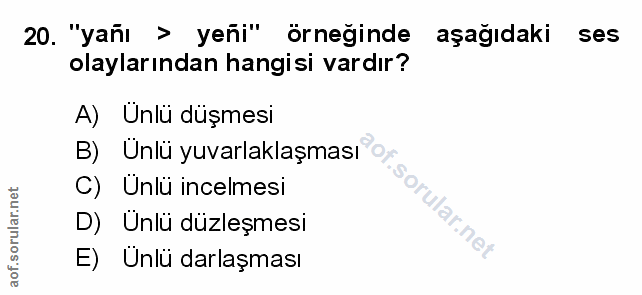 Soru 20
