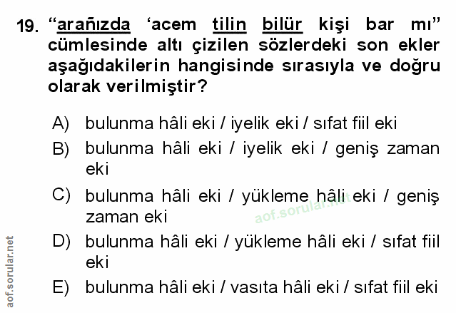 Soru 19