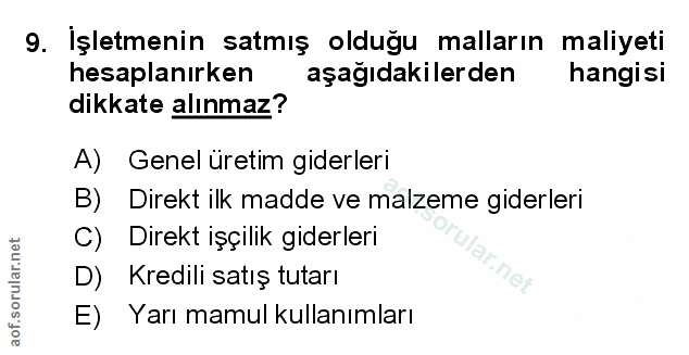 Soru 9
