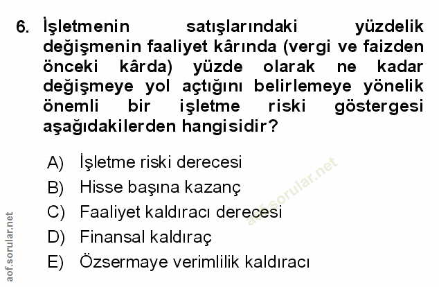 Soru 6