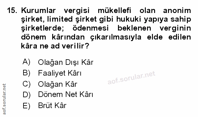 Soru 15