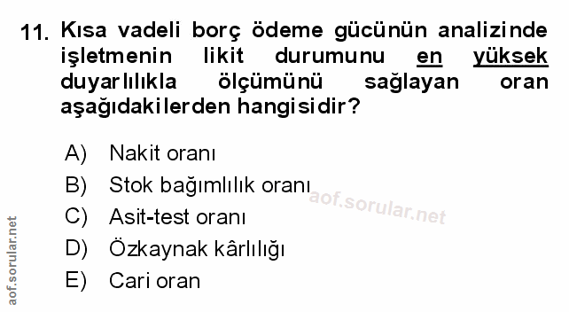 Soru 11