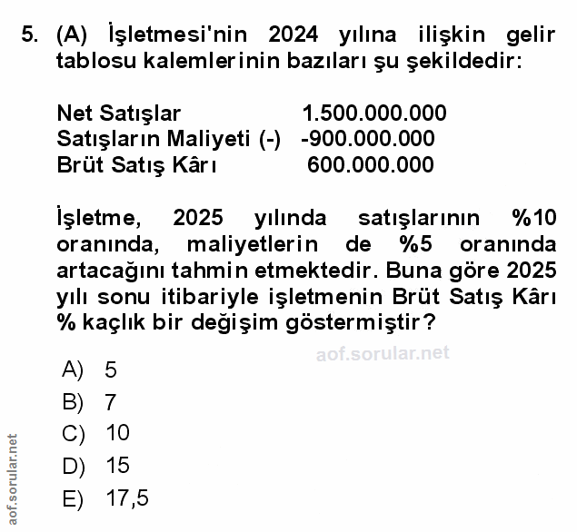 Soru 5