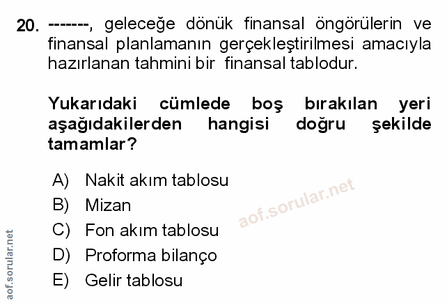 Soru 20