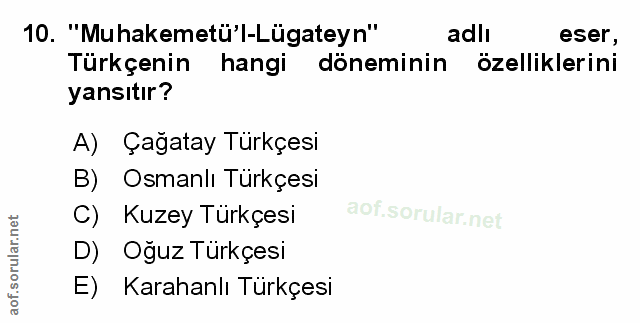 Soru 10