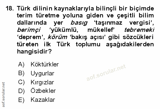 Soru 18