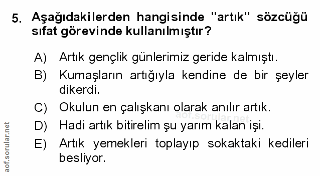 Soru 5