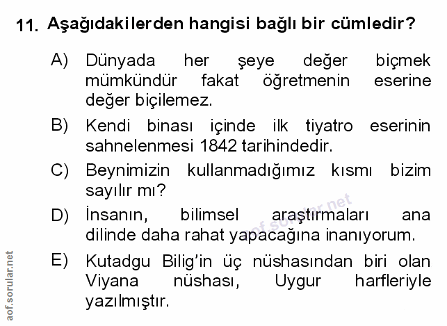 Soru 11