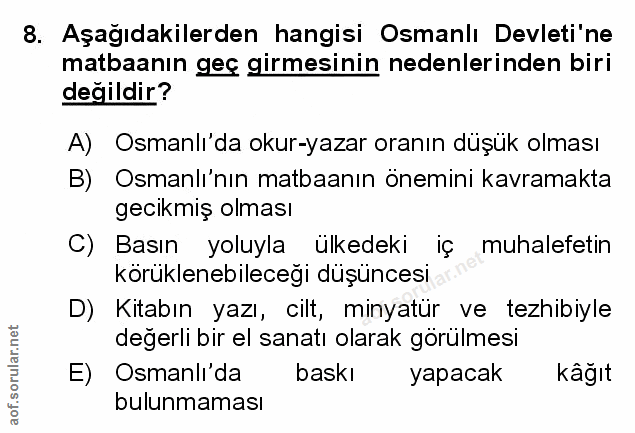 Soru 8