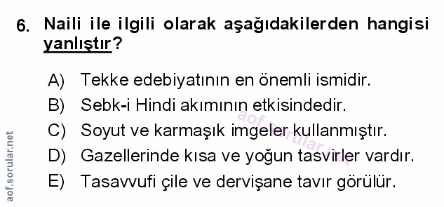Soru 6