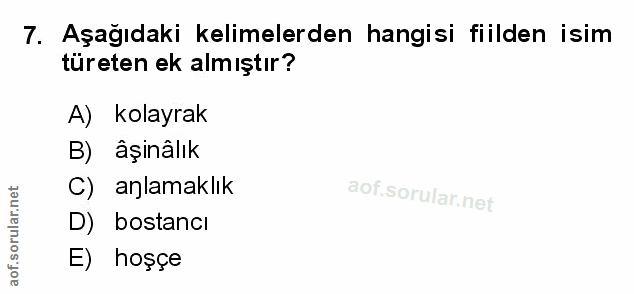 Soru 7