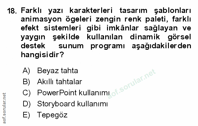 Soru 18