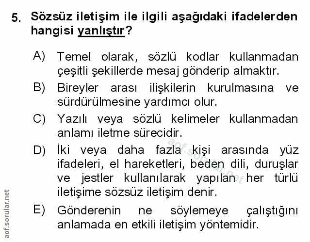 Soru 5
