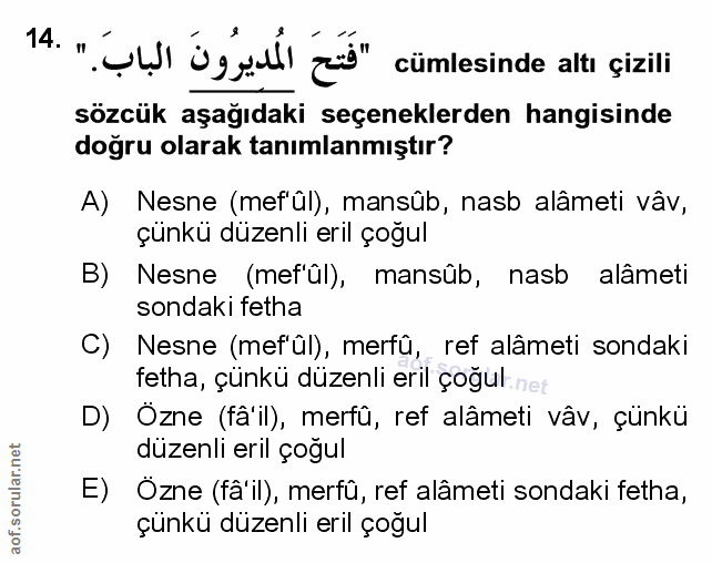 Soru 14