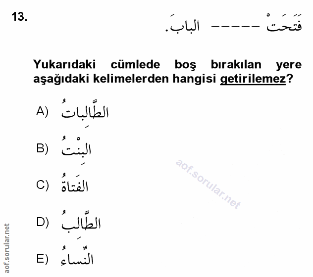 Soru 13