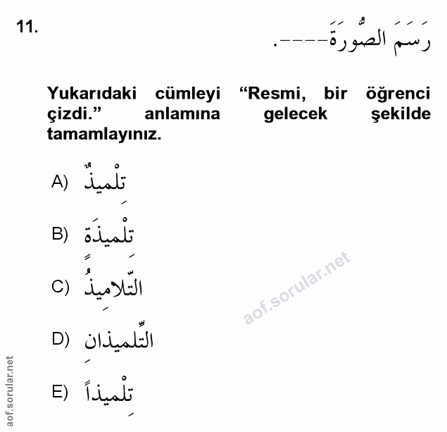Soru 11