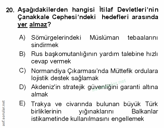 Soru 20