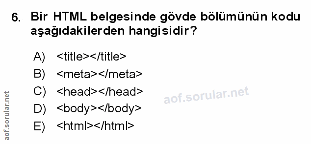 Soru 6