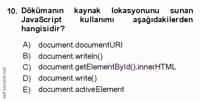 Soru 10