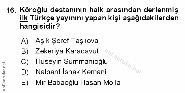 Soru 16