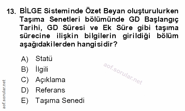Soru 13