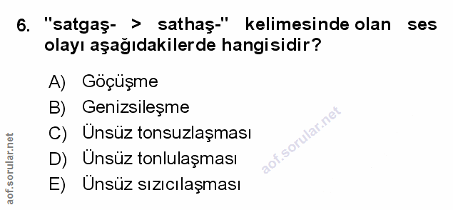 Soru 6