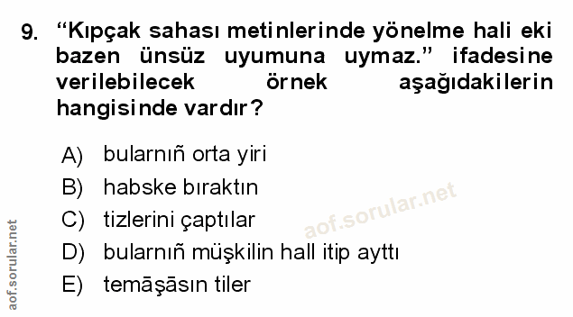 Soru 9