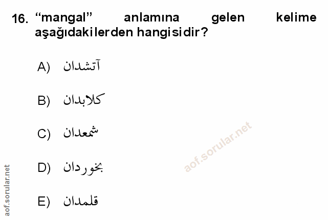 Soru 16