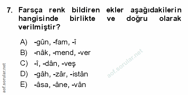 Soru 7