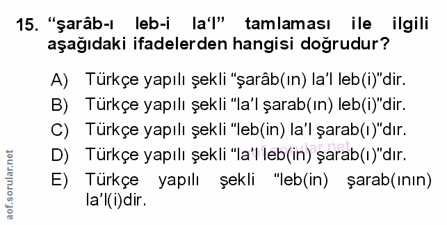 Soru 15