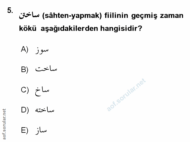 Soru 5