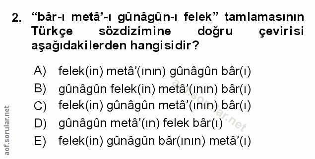 Soru 2
