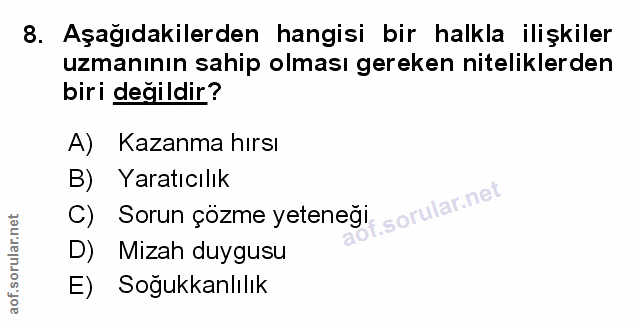 Soru 8