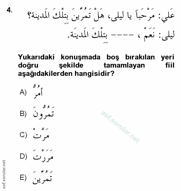 Soru 4