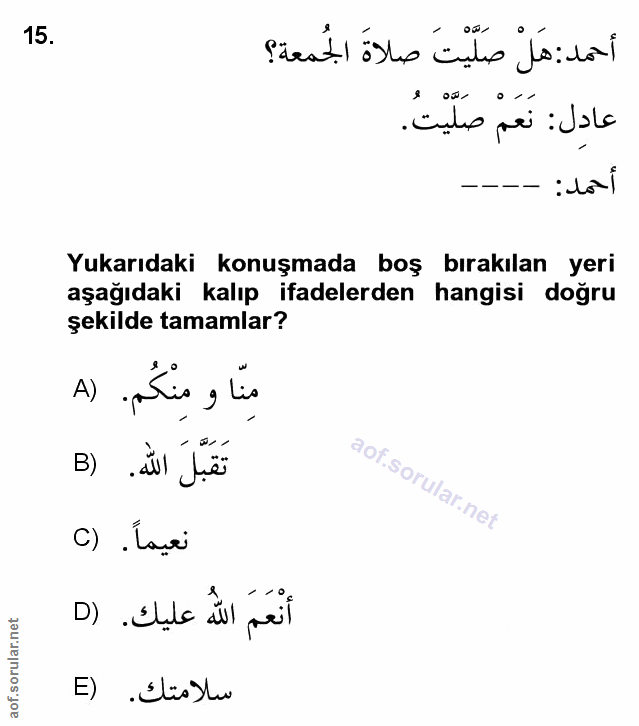 Soru 15