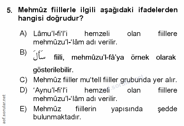 Soru 5