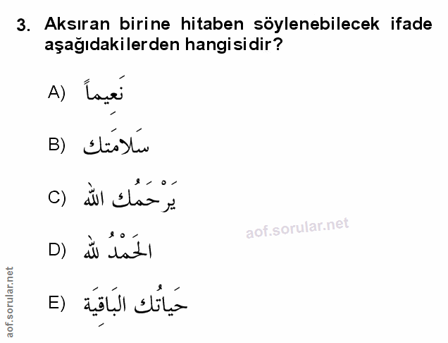 Soru 3