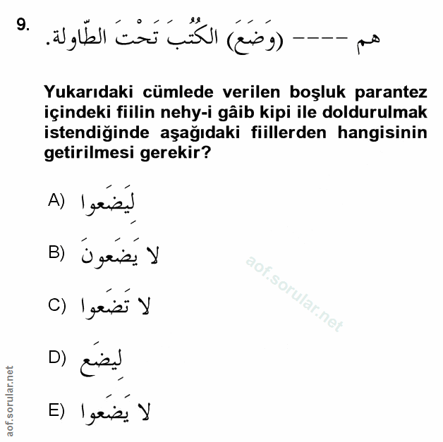 Soru 9