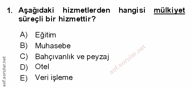 Soru 1