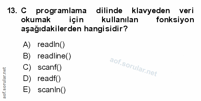 Soru 13