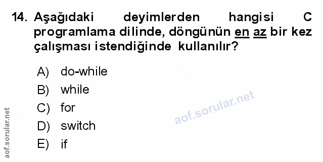 Soru 14