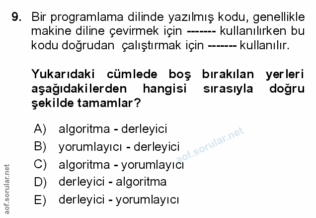 Soru 9