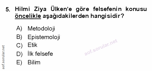 Soru 5