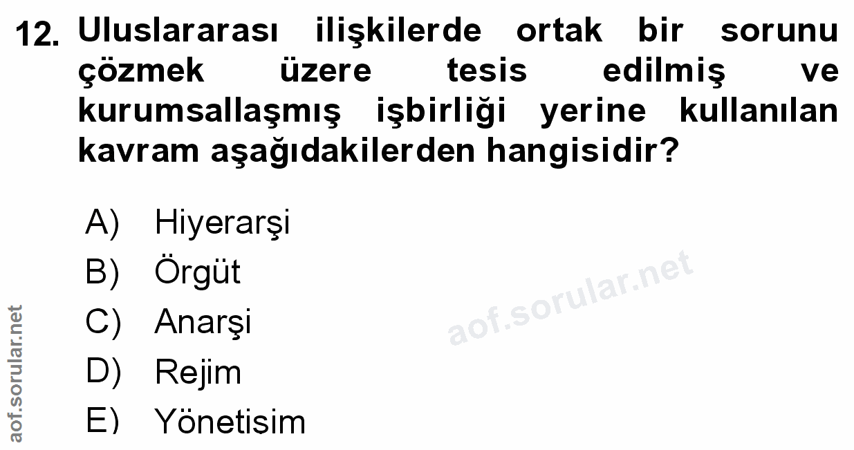 Soru 12