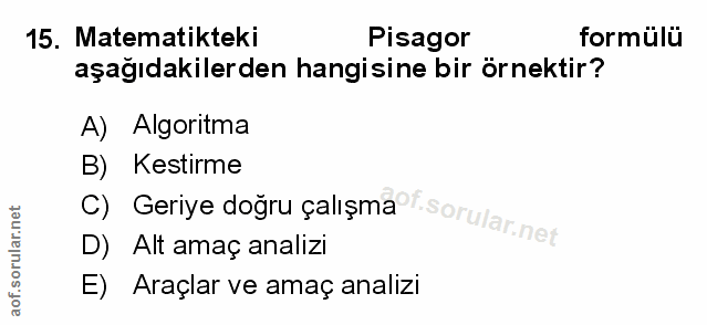 Soru 15