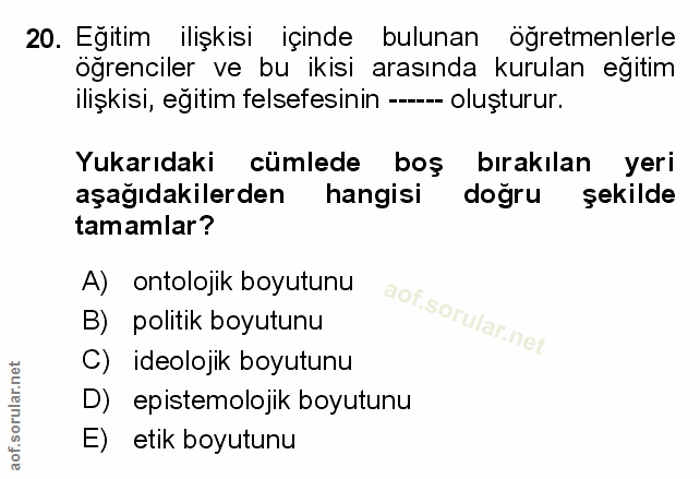 Soru 20