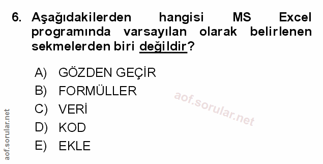 Soru 6