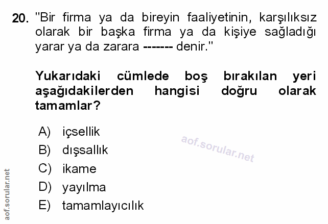 Soru 20